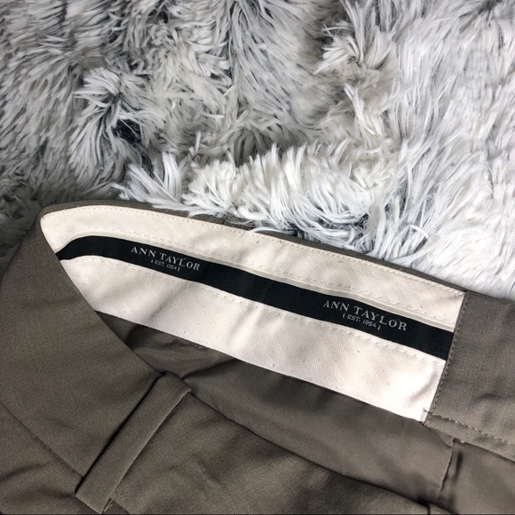 Ann Taylor taupe Virgin Wool straightleg trousers2 - Picture 5 of 11